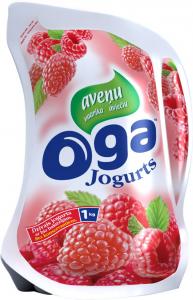 Yogurt Oga, with raspberry flavour